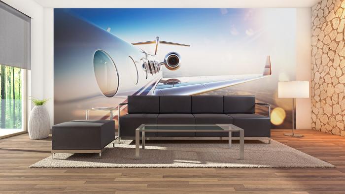 Fototapete luxuriöser Privatjet